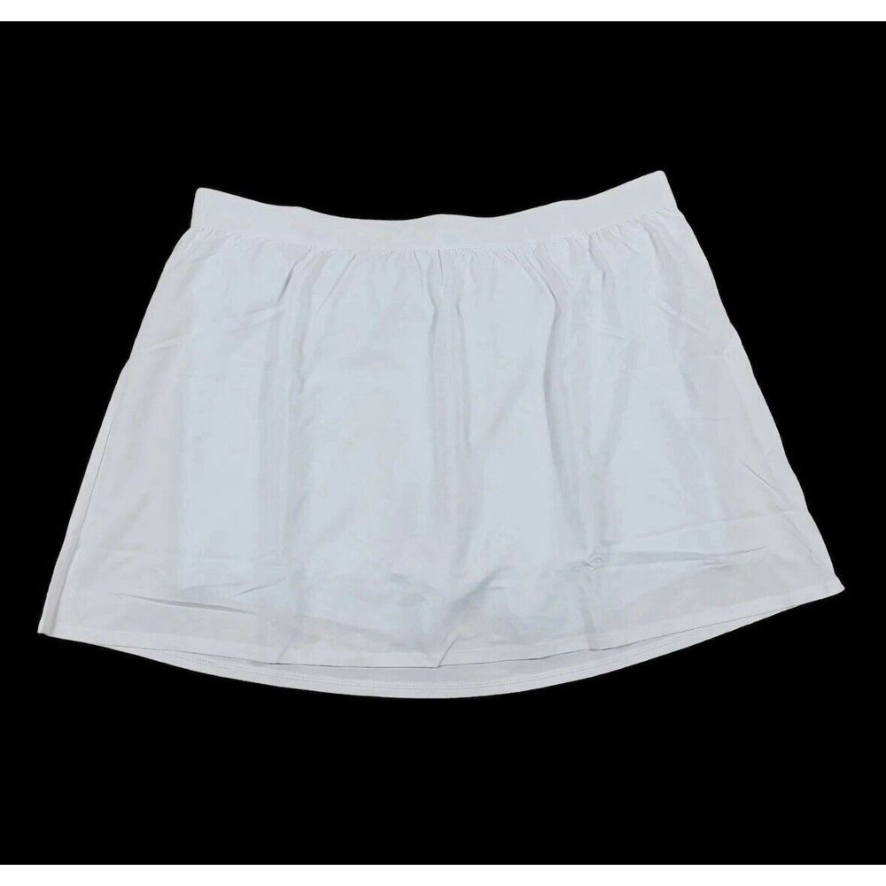 Ideology Skorts Womens 3X White Elastic Waist Stretch Active Golf Shorts Skirt